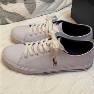 Polo Ralph Lauren white sneakers